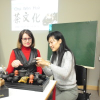 Tea culture lecture was held in Confucius classroom at Rezekne University