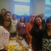 道加瓦皮尔斯大学孔子课堂成功举办第一届包饺子大赛