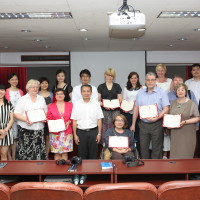 拉脱维亚教育访问团到我校交流