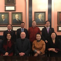 A Delegation of Officials in Charge of International Cooperation from Top Universities in China Visited Confucius Institute at University of Latvia