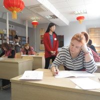 HSK&HSKK Test was Held in Confucius Institute at the University of Latvia