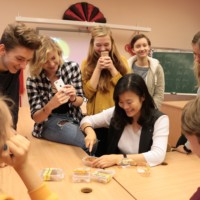 Mid-Autumn Festival in Confucius classroom in Riga Culture Secondary School