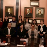 Confucius Institute at the University of Latvia and City University of Hong Kong Delegation Held Experience Exchange Meeting