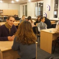 Chinese Corner/ Speed Talking held successfully in Latvia University