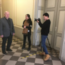 CCTV Team Paid a Visit to Confucius Institute at University of Latvia