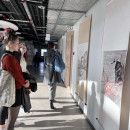 Students from Faculty of Humanities at University of Latvia Attended Opening Ceremony of Chinese Ink Painting Exhibition 拉脱维亚大学人文学院师生参加中国水墨画展开幕式