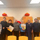 The Confucius Classroom Negotiation and the Book Donation Ceremony of the Chinese Embassy were Successfully Held at Daugavgriva Secondary School 道加瓦河口中学孔子课堂工作洽谈暨中国大使馆赠书仪式成功举行