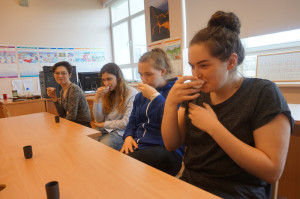 里加文化中学文化日——学生品茶_副本