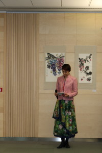 画家喀秋莎致辞