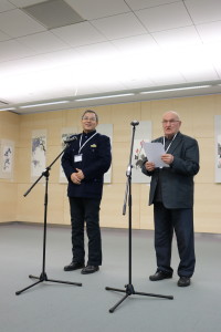 拉大孔院院长贝德高教授和尚劝余教授致辞