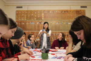 教师指导中国结编法