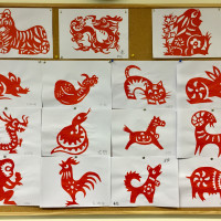 Chinese Culture Experience: Paper-cut——at Confucius Class of Rezekne Academy of Technology